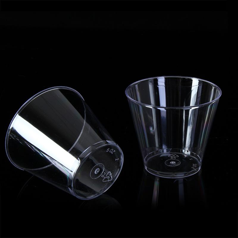 Clear disposable cup