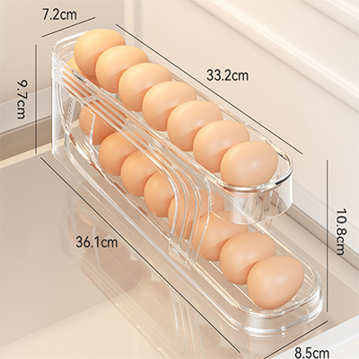 #Clear 2layers design egg  box