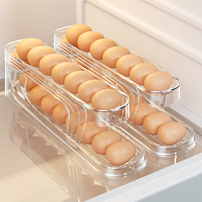 Clear 2layers Kitchen Egg Box