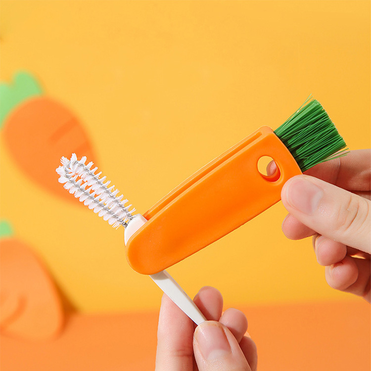 Mini Carrot Cup Cleaning Brush