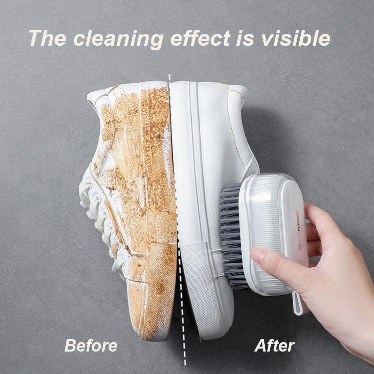 #Double-bristled cleaning brush