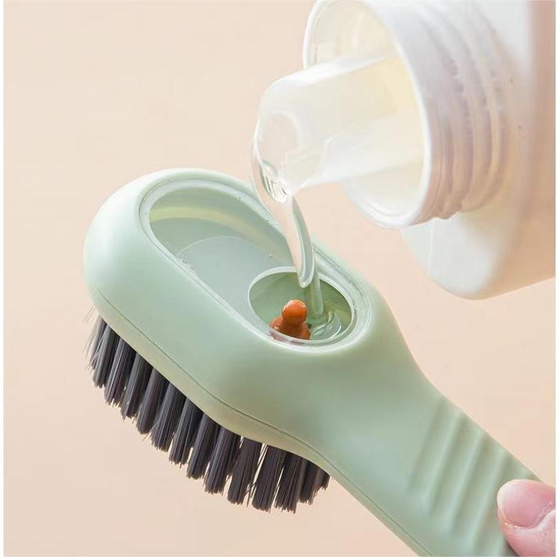 Portable Long Handle Liquidable Cleaning Brush